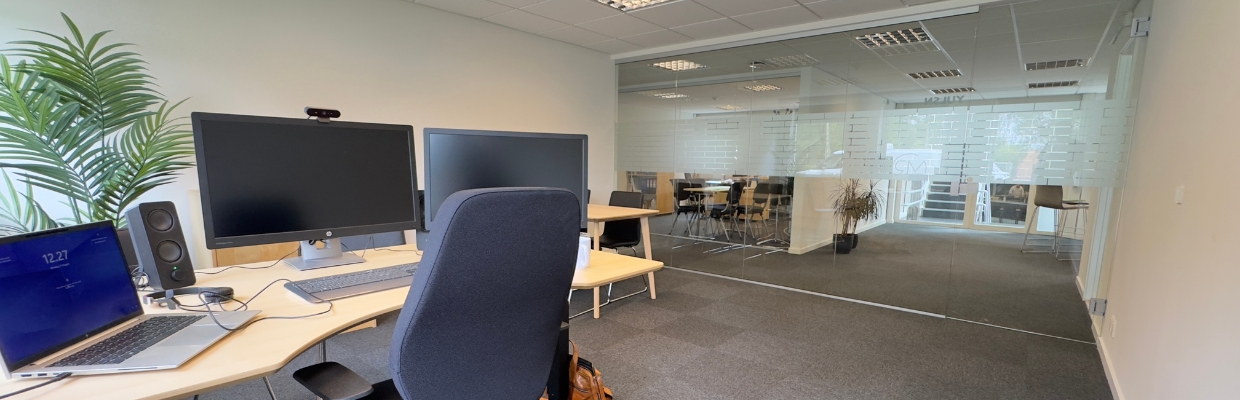 Kontor ledigt 20 m2 i Drejeskiven